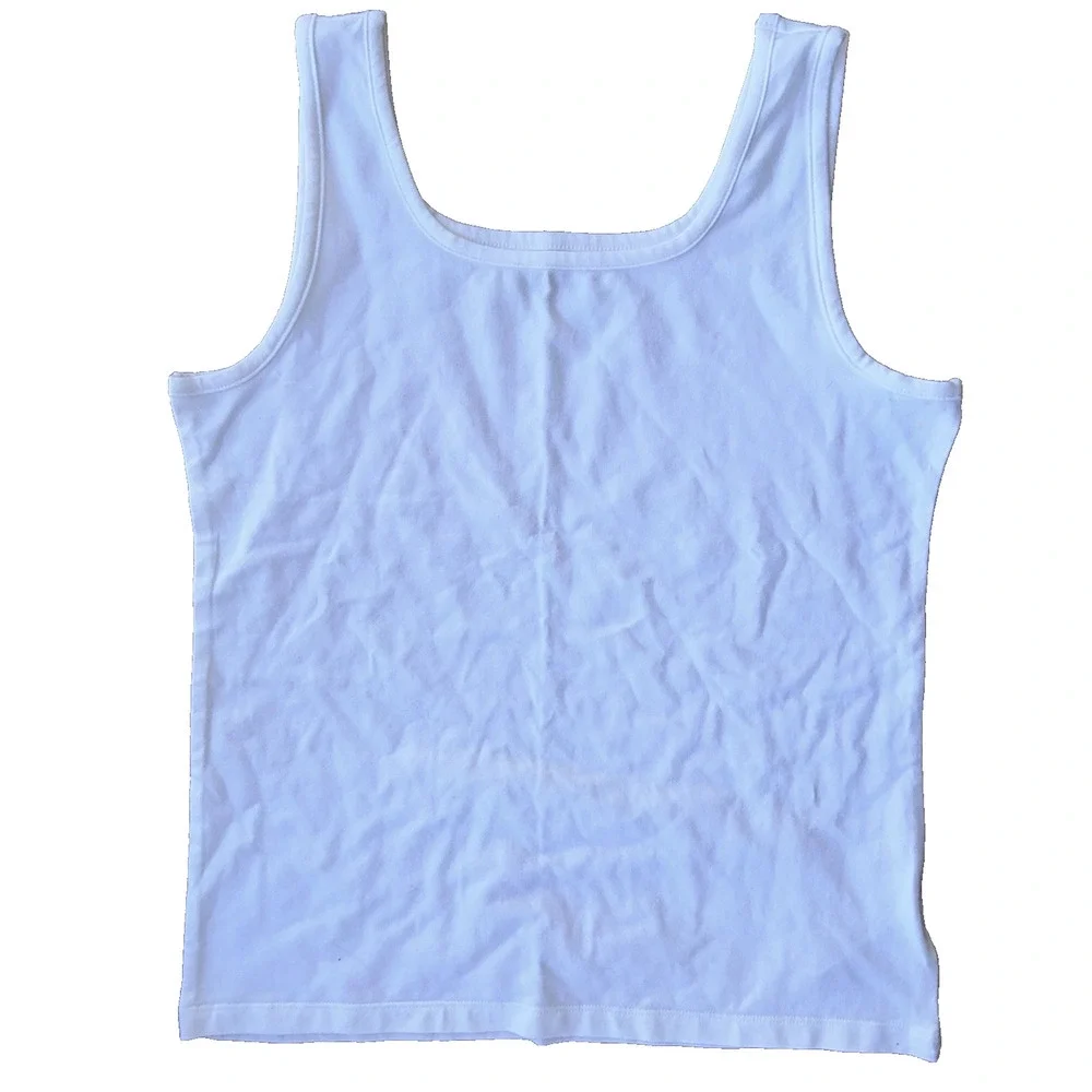 NEW Old Navy White Tank Tops Girls Size XXL (18) Lot of TWO Basic Layering - Picture 4 of 6